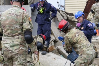 Indiana National Guard practices disaster response