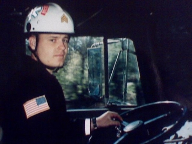 Then-Sgt. Dewey Snavely, a former search and rescue Soldier with the Military District of Washington Engineer Company, during his time in uniform. On Sept. 11, 2001, Snavely was one of the first responders to the terrorist attack on the Pentagon in Washington, D.C. 