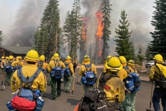 Cal Guard fighting wildfires across the state